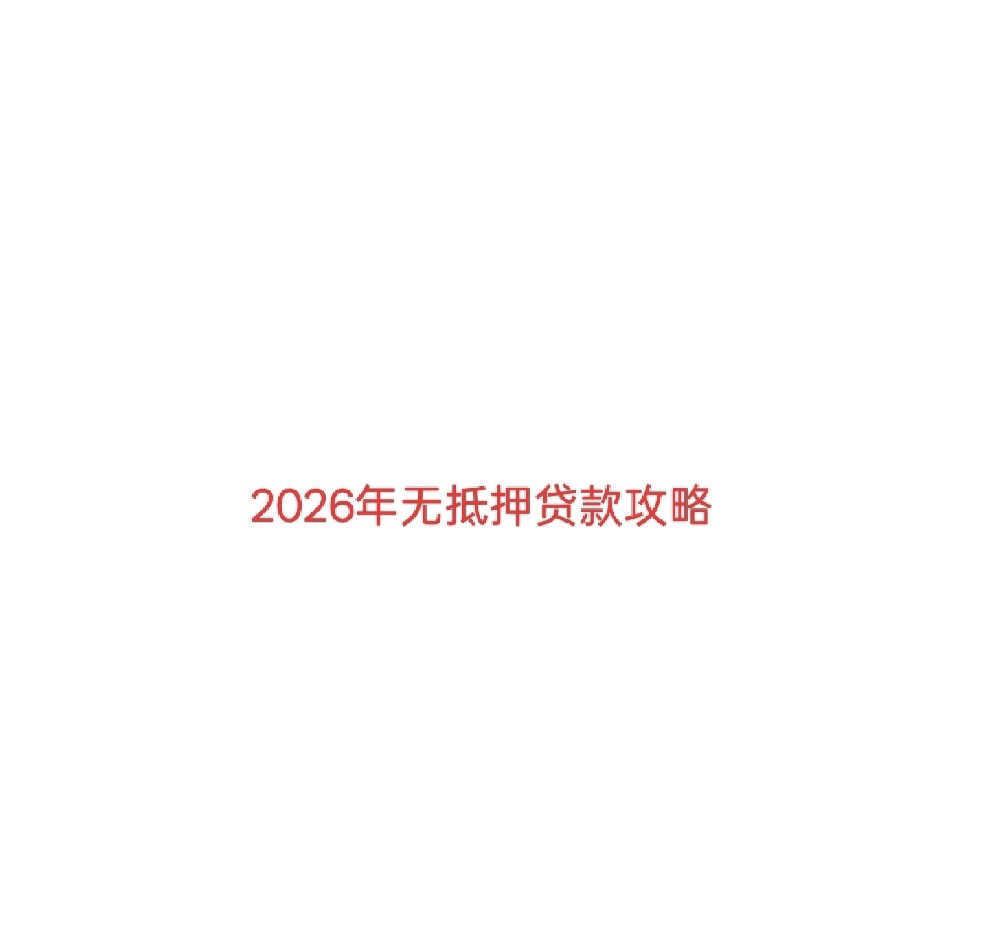 2026年没有抵押物也能贷!纯信用企业贷款额度表,看你家能批多少